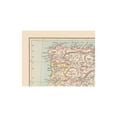 thumbnail image 3 of Historic Map - Spain Portugal - Bartholomew 1892 - 30.13 x 23 - Vintage Wall Art, 3 of 5