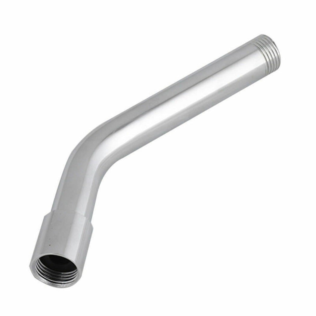 90° Stainless Steel Shower Head Extension Angled Shower Arm Extra Pipe New Details about   45° 