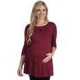 thumbnail image 2 of Women's Solid Maternity Tunic, 2 of 5
