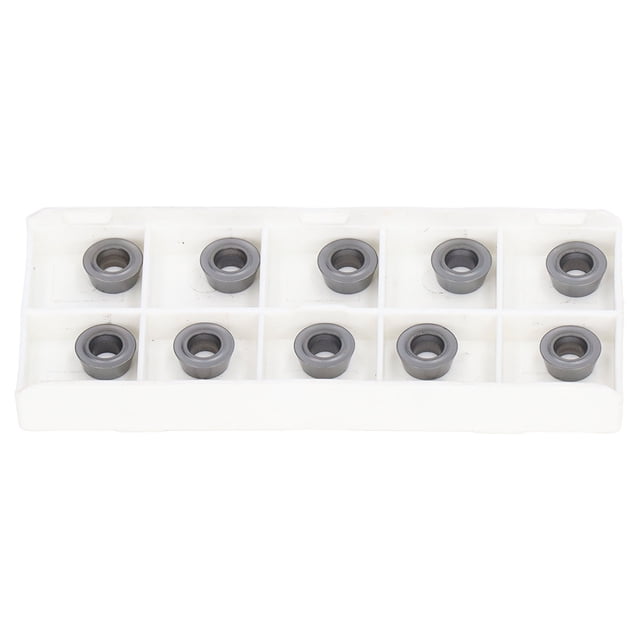 10 piezas de insertos de carburo CNC con revestimiento indexable, insertos de fresado de repuesto para trabajo industrial