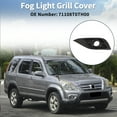 thumbnail image 2 of Cubierta de rejilla de luz antiniebla Unique Bargains para Honda CRV 2012-2014 No.71108T0TH00 Frontal Izquierdo Inserciones de luz antiniebla del parachoques inferior negro 1 Pc, 2 of 6