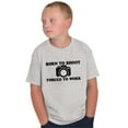 thumbnail image 5 of Born Shoot Forced Work Photographer Crewneck T Shirts Boy Girl Teen Brisco Brands L, 5 of 6