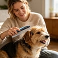thumbnail image 5 of Dog Deshedding Brush, Dog Grooming Deshedding Brush, Undercoat Grooming Brush, Dog Hair Detangling Brush, Pet Grooming Deshedding Brush, Cat Shedding Tool, Deshedding Comb for Dogs, 5 of 6