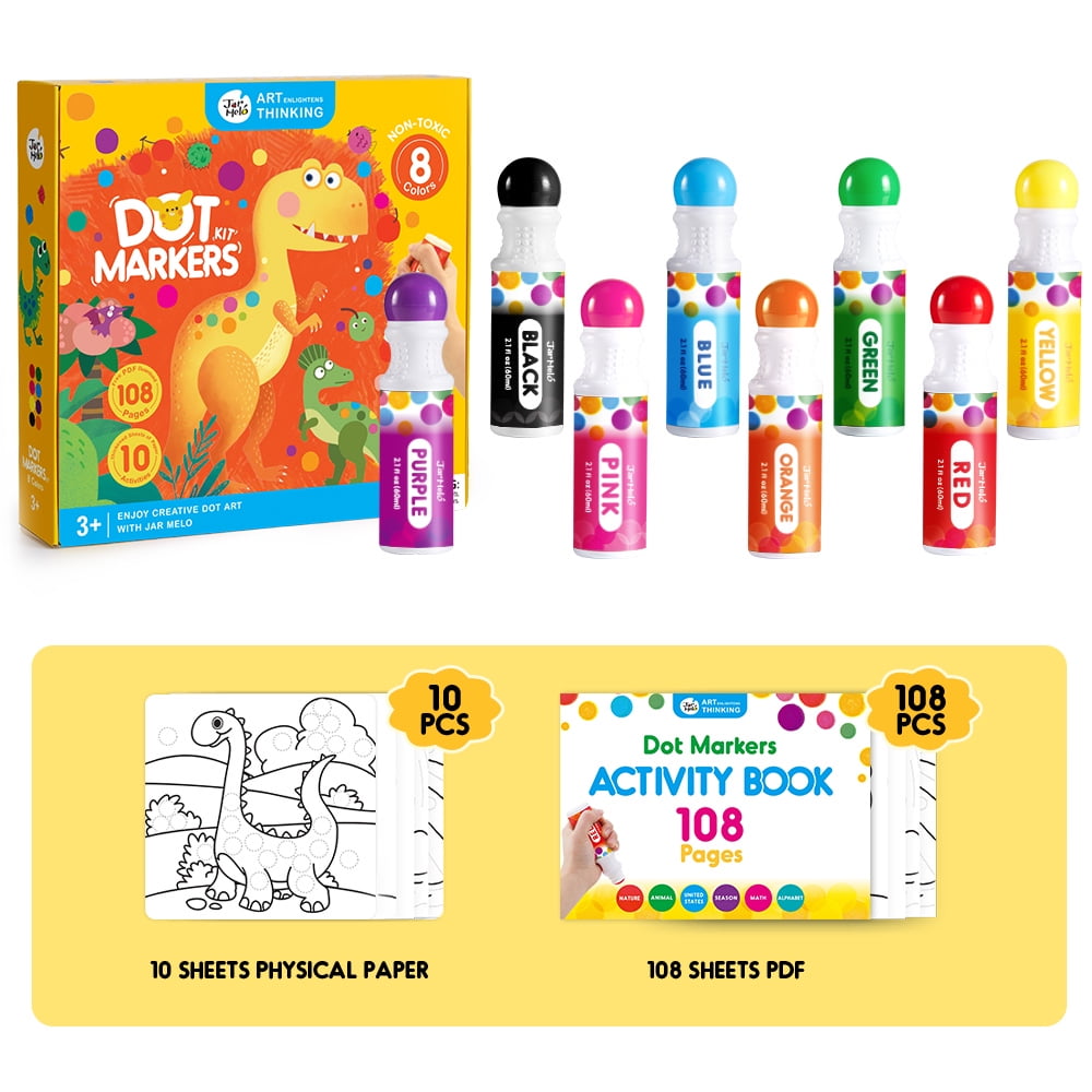 Do A Dot Art! Markers 6-Pack Juicy Fruits Washable Paint Markers – Olly-Olly