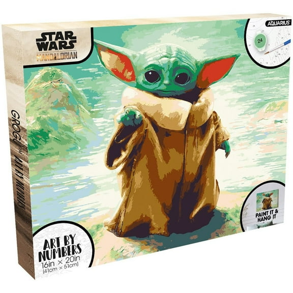 Star Wars: The Mandalorian Grogu Art by Numbers Painting Kit