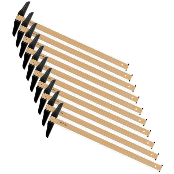 Alumicolor Acrylic Calibrated T-Square for Art, Framing & Drafting, Natural Wood Color