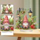 thumbnail image 2 of Decoraciones Mesa Diamante 5D Topla Pintura Diamantes Kits Ornamentos Ornnaments Ornaments Kit Acrílico Forma Especial Tulip Birdhouse para La Oficina en El, 2 of 9