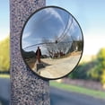thumbnail image 2 of Miroir Convexe de Sécurité 30cm, Miroir Rond Extérieur 12 Pouces, Miroir de Circulation Convexe à Angle Grand Réglable, Miroir Point Aveugle pour Maison Garage, Entrepôt, Magasin, Bureau, Sécurité de Circulation, 2 of 8