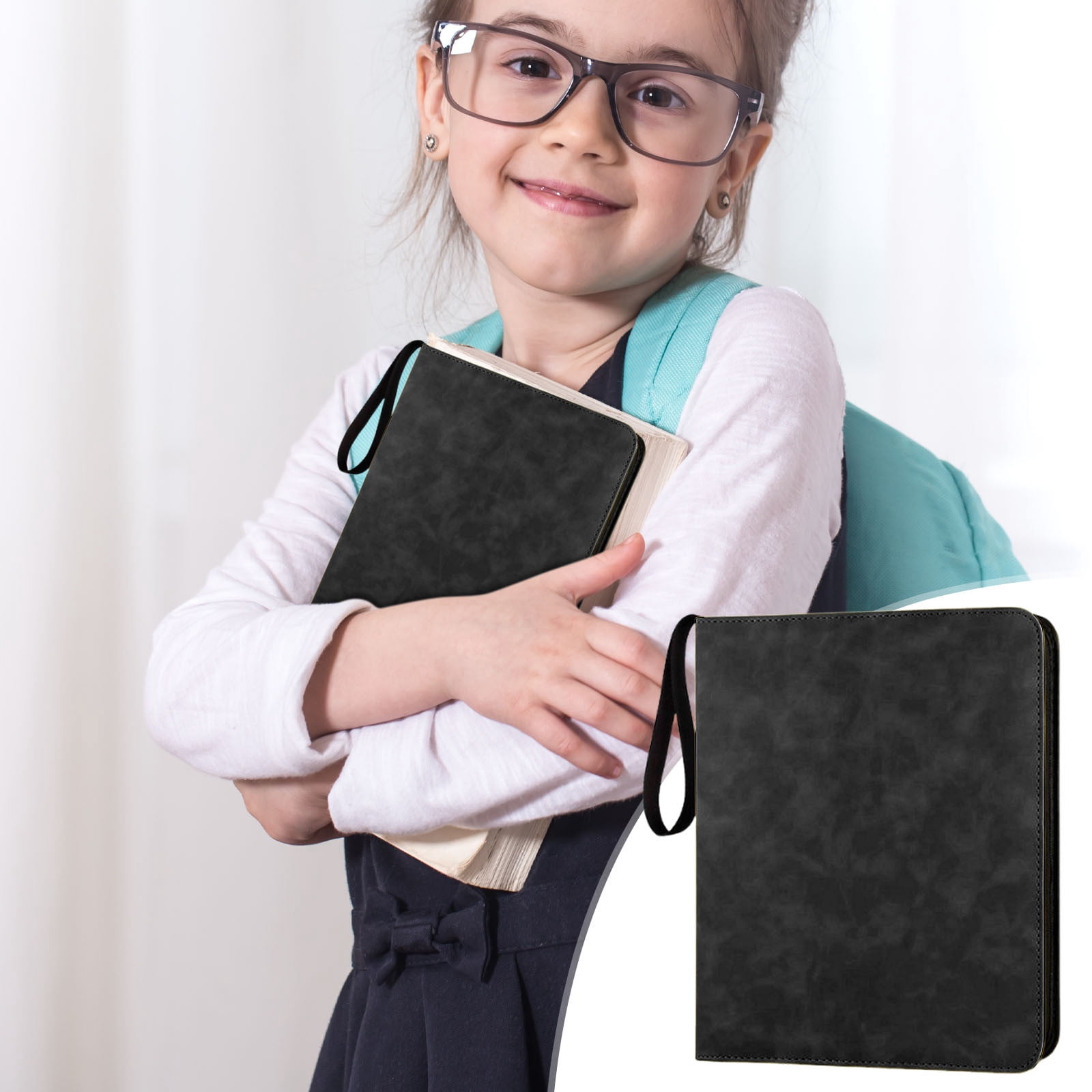 PPgejGEK 900 Card Slots Collectible Card Binder with 9 Pockets Per Page and 50 Pages - Trading Card Album Storage Book with Bookmark Feature