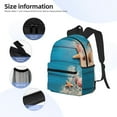 thumbnail image 5 of Gaeub Shells and Starfish School Backpack Waterproof Bookbag for Men Women College High School Bags, 5 of 8