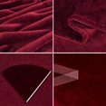 thumbnail image 6 of JML Fleece Throw Blanket Soft Cozy Plush Nap Blanket,50"x60", Burgundy, 6 of 7
