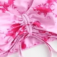 thumbnail image 5 of Babysbule Swimsuits for Women Clearance Women's Bikini Print Set Swimsuit Three Piece Filled Bra Swimwear Beachwear, 5 of 6