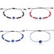 thumbnail image 1 of 4 pulseras para mujer, delicadas pulseras de cuentas, amuleto ajustable, regalo de joyería para hombres y mujeres en Navidad y cumpleaños., 1 of 7