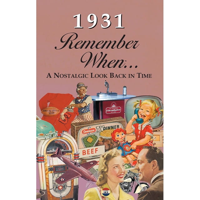 1931 RECUERDA CUANDO CELEBRACIÓN KardLet: Cumpleaños Aniversarios Reuniones Regresos a casa Regalos para clientes y empresas