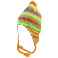 thumbnail image 1 of Top Headwear Peruvian Chullo Hat - Mountain -Neon  Orange, 1 of 2