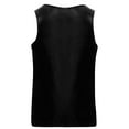 thumbnail image 5 of Hansber Kids Boys Letter Printed Boxer Vest Sleeveless Boxing Training T-Shirt Sequin Applique Shiny Tanks Tops Black&Silver 12, 5 of 6