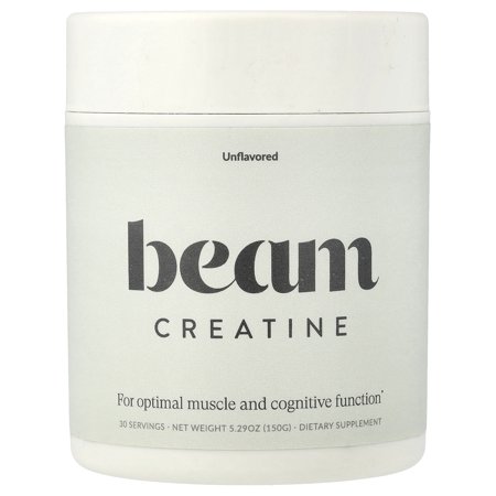 Beam Organics Creatine  Unflavored  5.29 oz (150 g)