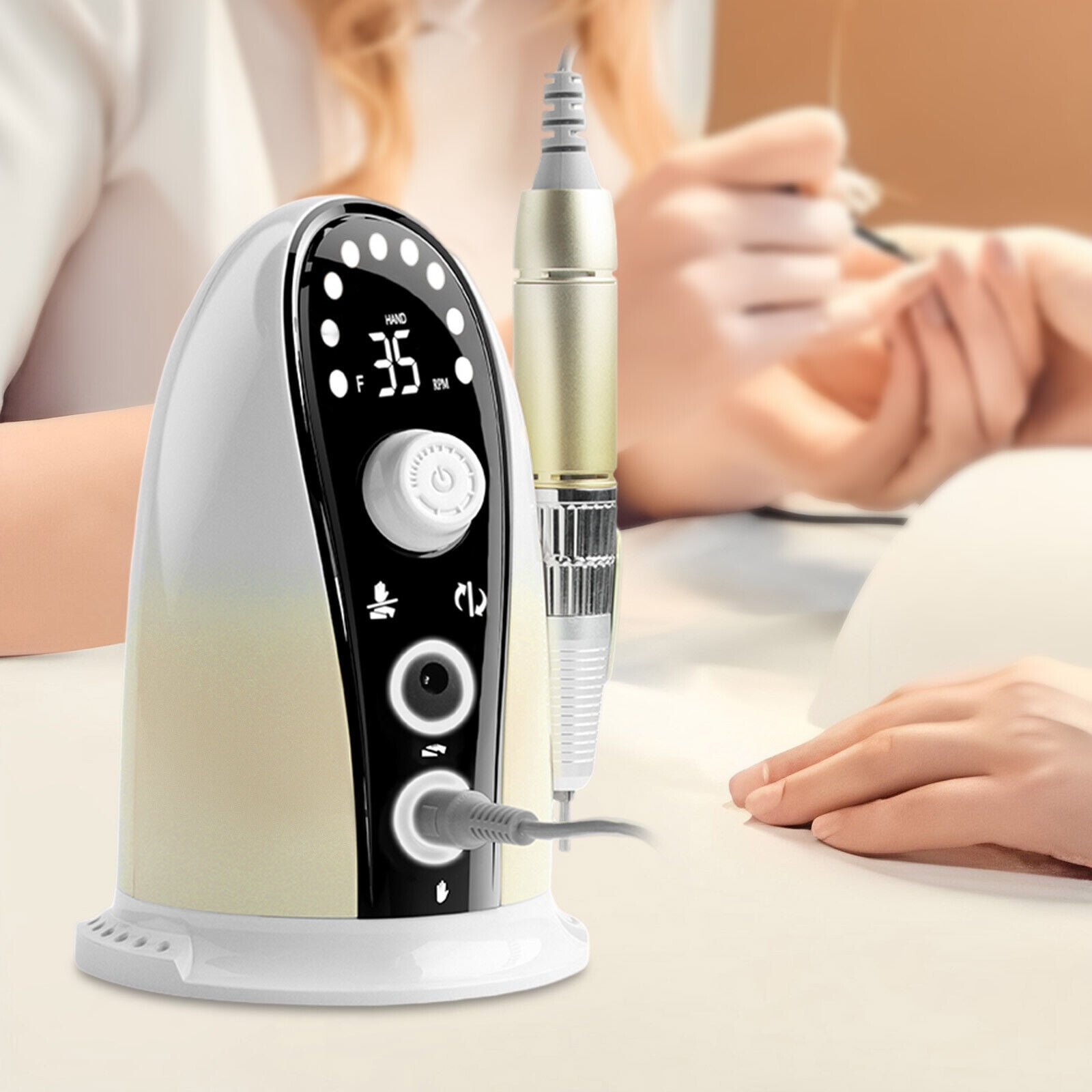 Electric Nail Drill File Manicure & Pedicure Machine Polishing Tool 35000rpm