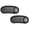 Black*2, variant on 2PCS Stroller Tray Snack Holder and Cup Holder Attachment for Carriage Versatile Food Tray for Outdoor Adventures and to Install Compatible Stroller Models