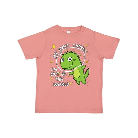

Inktastic My Aunt Dinosaur Gift Toddler Boy or Toddler Girl T-Shirt