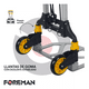 thumbnail image 3 of Diablo De Carga Plegable 100 Kg Altura Ajustable Resistente Amarillo, 3 of 5