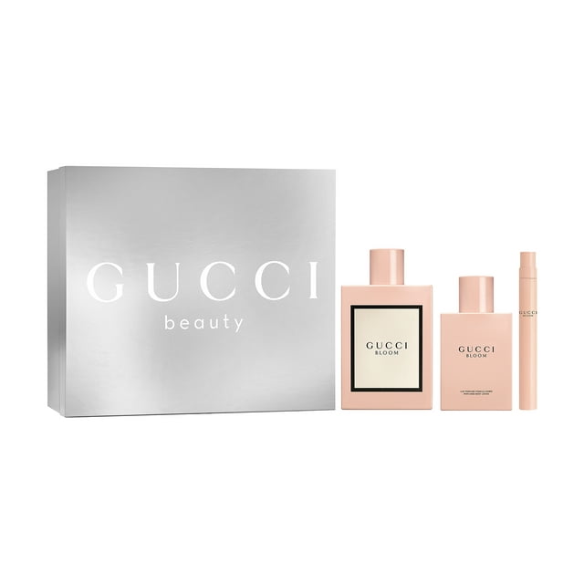 Set de perfume Gucci Bloom Eau de Parfum 100 ml para mujer, 3 unidades