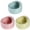 Blue+Pink+Yellow, variant on 1-4PC Ceramic Hamster Bowl No Spill No Turnover Small Animal Food Dish Feeder for Hedgehog Guinea Pig Rodent Gerbil Cavy Mice Rabbit Squirrel Reptile Durable Feed Station