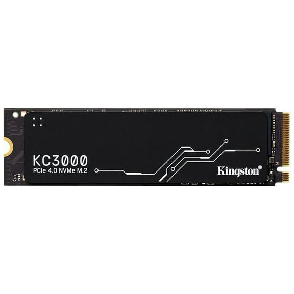 Kingston KC3000 1 TB Solid State Drive - M.2 2280 Internal - PCI Express NVMe (PCI Express NVMe 4.0 x4) - Desktop PC, Notebook Device Supported - 800 TB TBW - 7000 MB/s Maximum Read Transfer Rate -...