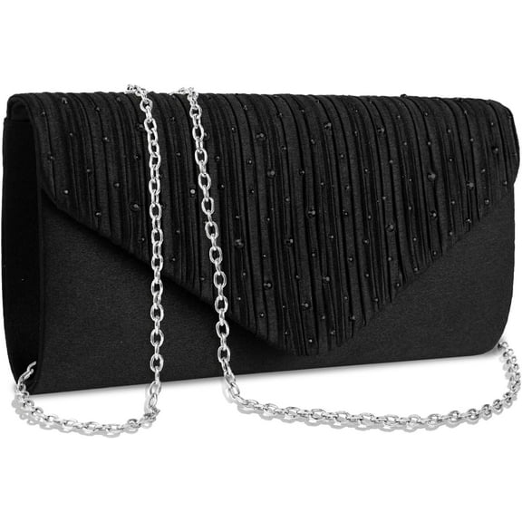 Kwuty Clutch Purses for Women Evening Bag Formal Rhinestone Handbags for Wedding Party Cocktail Prom Dinner
