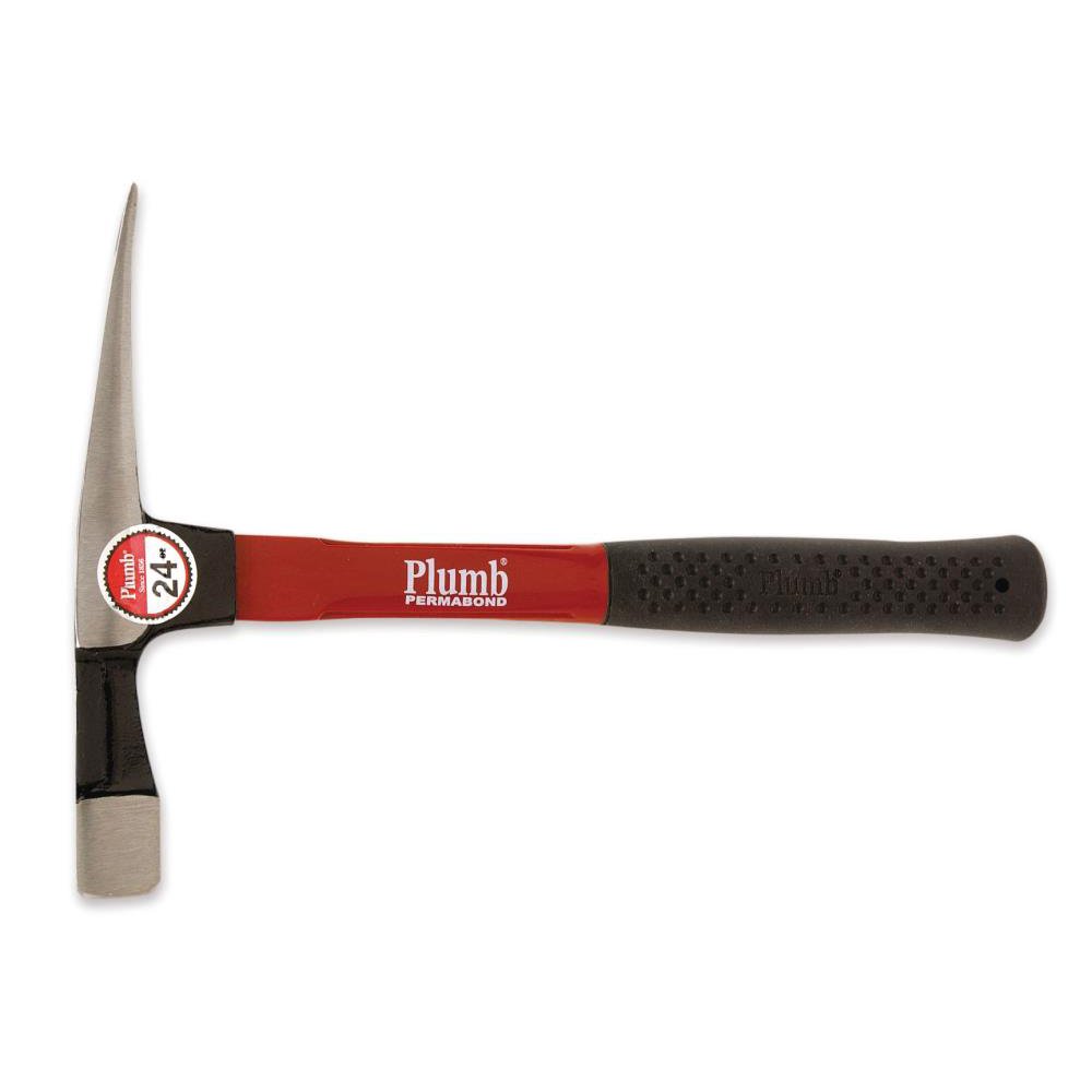 Plumb11421 Hammer, Brick with Fiberglass Handle, 24 oz