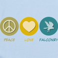 thumbnail image 2 of CafePress - Peace Love Falconry Infant Bodysuit - Baby Light Bodysuit, Size Newborn - 24 Months, 2 of 4