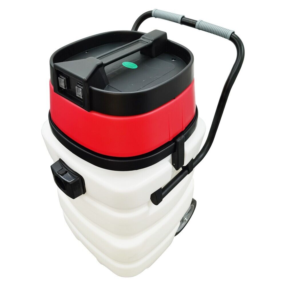 PreAsion 24 Gallon 2-motors Industrial Wet/Dry Vacuum Cleaner Commercial Water Suction Machine 110V