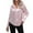 Pink, variant on Women Satin Shirt Imitation Silk Long Sleeved Blouse Spring Summer European Casual Top