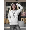 thumbnail image 3 of Woman With Ethnic Clothes Hoodie Women -Image by Shutterstock, Female Medium, 3 of 4