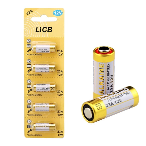 Batería alcalina LiCB A23 23A 12V (paquete de 5)