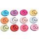 thumbnail image 1 of 200 Pcs Plastic Buttons Waterproof Not Easily Break Off Durable Classical Style Household Button for Clothing, 1 of 3
