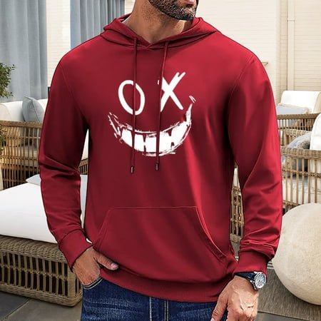 MKLEKYY Pull-Over pour Femmes Mode Décontractée pour Hommes, Pull à Capuche à Manches Longues avec Cordon de Serrage