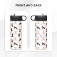 thumbnail image 3 of Lsque Yoga Labrador Retriever Pattern 18oz Sports Insulated Kettle With Straw Insulated Water Bottle Insulated Tumbler For Men Womans Sports Insulated Kettle, 3 of 8