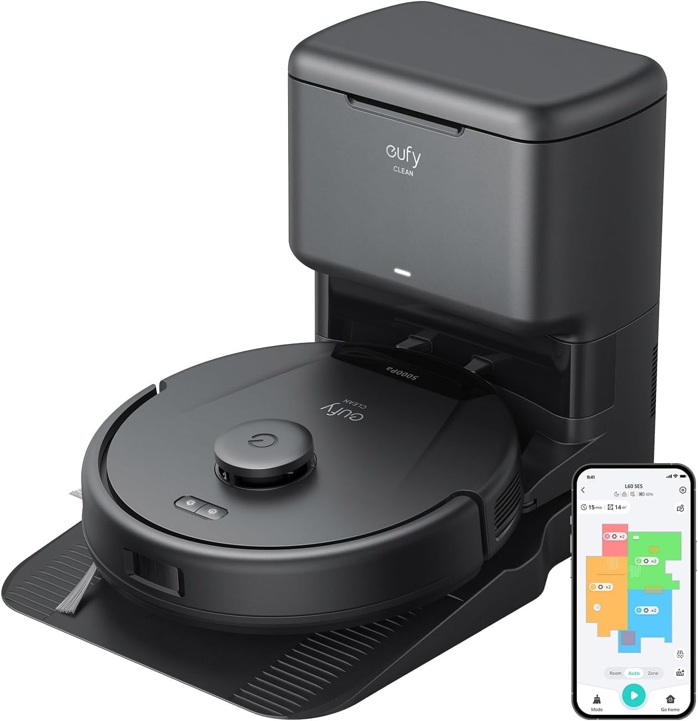 Eufy X8 Pro RoboVac, 4,000 Pa Suction, Roller Brush, Laser