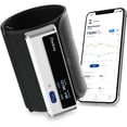 thumbnail image 1 of Monitor de presión arterial Checkme BP2A para uso doméstico en el brazo - Brazalete con Bluetooth, lecturas digitales precisas en 30 segundos, almacenamiento ilimitado de datos en la aplicación para i, 1 of 5