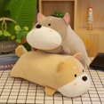 thumbnail image 2 of 2023 Cartoon / Cute / Soft / Puppy Plush Toys / INS Sliver Puppy Throw Pillow / Doll / Children's Birthday Giftbrown45cm Deng Xun unisex, 2 of 2