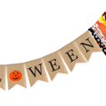 thumbnail image 3 of sweethay Pancartas de Halloween con telas con letrero de calabaza y araña, banderas impresas con letras, banderines para festivales, colgantes, Kits de decoración para fiestas sweethay HA037608-00, 3 of 8