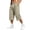 Khaki, variant on Hurxie Men's Baggy Sweat Shorts Long Below Knee Fleece Capri Shorts Athletic Casual 3/4 Pants with Pockets Khaki,L