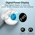 thumbnail image 2 of Wireless Earbuds,Bluetooth Headphones 5.3 with LED Power Display Charging Case 48Hrs Playtime HiFi Stereo Earphones,in-Ear Built-in Mic for iPhone Android Cell Phone HD Call, Ear Buds(White), 2 of 7