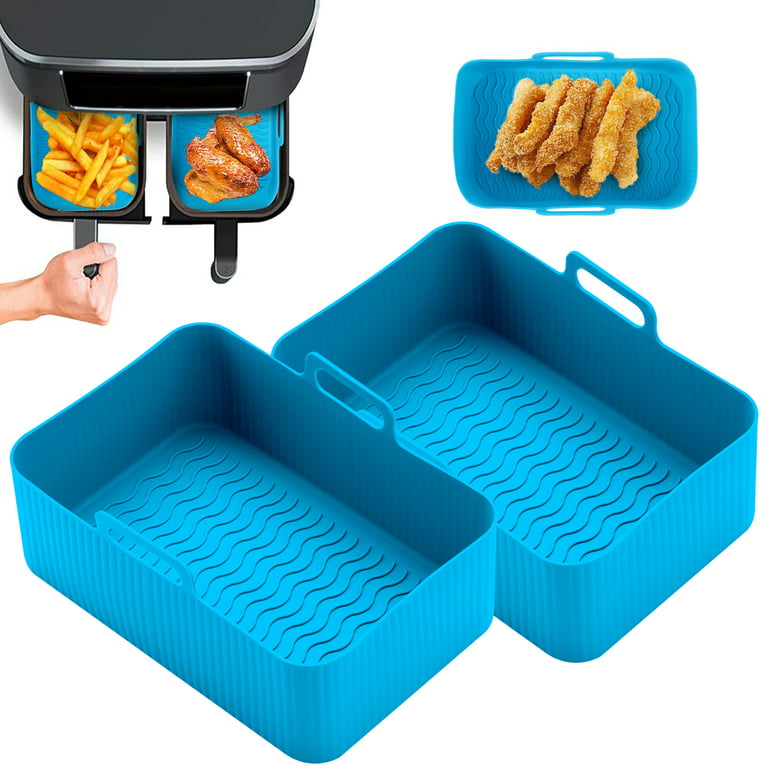 1/2pc Upgrade Your Air Fryer With These Reusable Silicone Pot Liners -  Perfect For Baking & Cooking