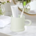 thumbnail image 4 of Vaso Portátil para Enjuague Bucal con Asa Antideslizante | 4 Colores (Blanco, Verde, Naranja, Morado) | Vaso de Plástico para Viaje, Ideal para Pasta de Dientes y Enjuague Bucal | 8,5 X 8 X 6 Cm, 4 of 6