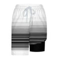 thumbnail image 7 of lcziwo Board Short Swimsuit for Men Print Rash Guard Drawstring Elastic Waist Swim Short Summer Fathion Beach Short with Lined White S, 7 of 7