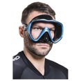 thumbnail image 4 of Visor Máscara Adulto CRESSI  Liberty Negro/Azul Mono Lente Transparente, 4 of 5