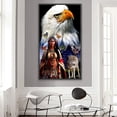 thumbnail image 2 of (NH3627) Resina Diamante Serie Animal Indio Y 40*70CM, 2 of 9