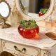 thumbnail image 3 of Nail Cup Gradient Color Covered Container Cup Liquid Wash Pen Glass Jewelry Box Persimmon Jewelry Box, 3 of 5